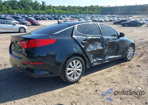 2015 Kia Optima Lx из США, поврежденный, VIN 5XXGM4A72FG498523